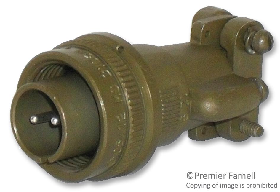 MS3106E12S-3P CIRCULAR CONNECTOR, PLUG, 12S-3, CABLE ITT CANNON