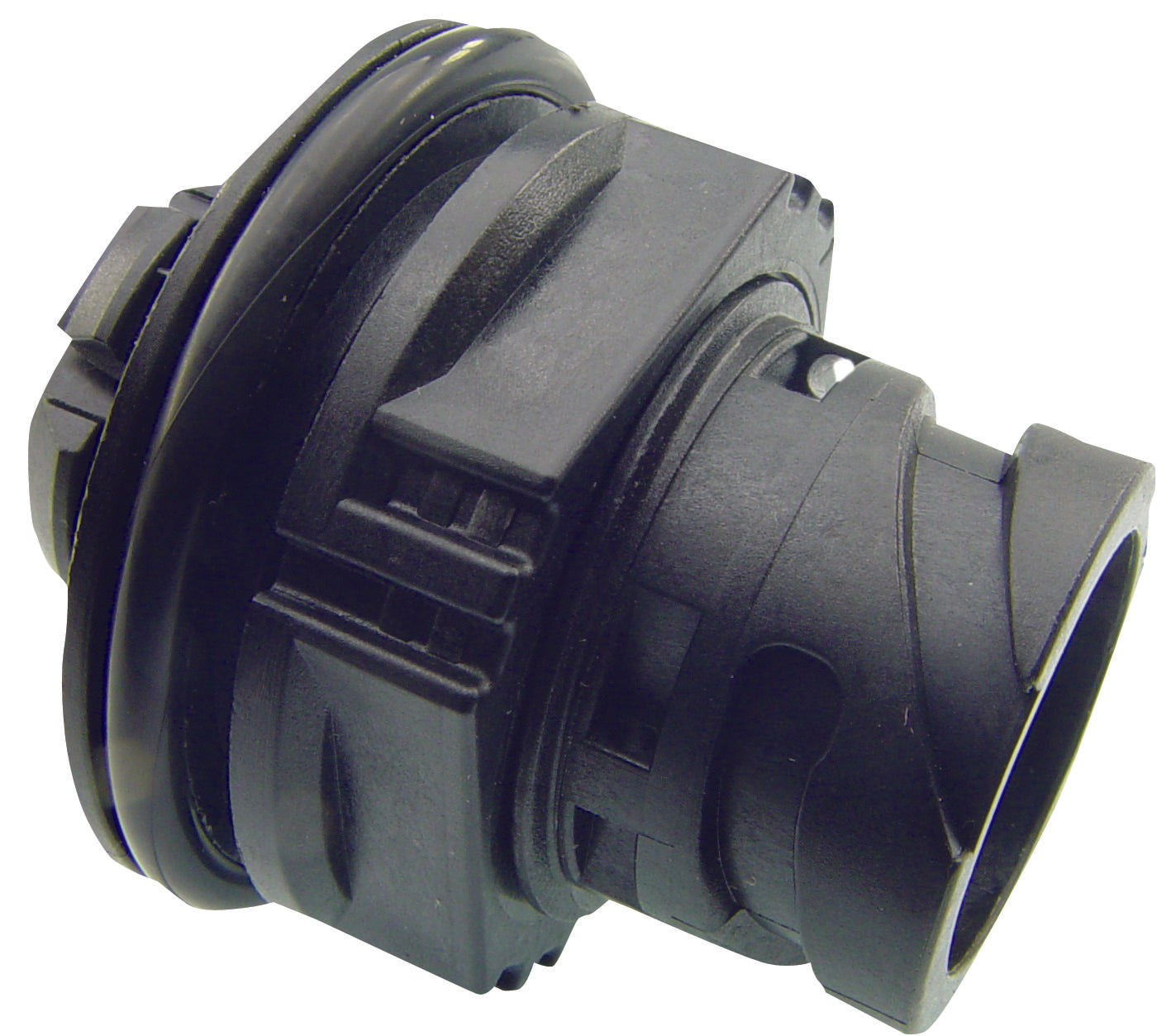 121583-0009 CIRCULAR CONNECTOR, RCPT, 4POS, JAM NUT ITT CANNON