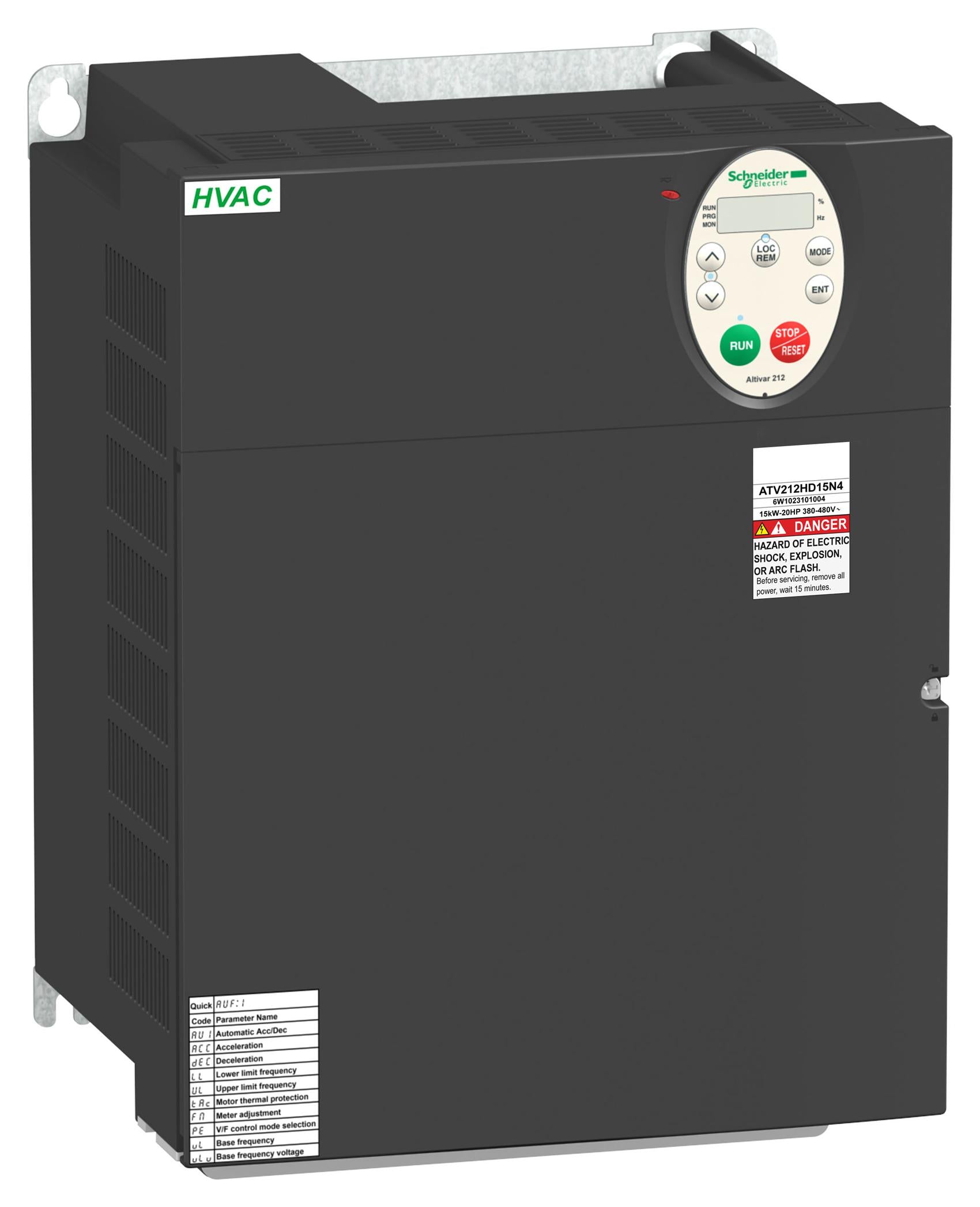 ATV212HD18N4 VARIABLE SPEED DRIVE, 3PH, 18.5KW SCHNEIDER ELECTRIC