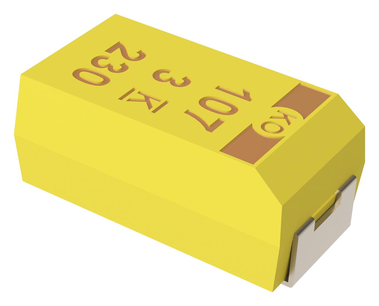 T543B106M025ATE100 CAP, 10µF, 25V, 20% KEMET