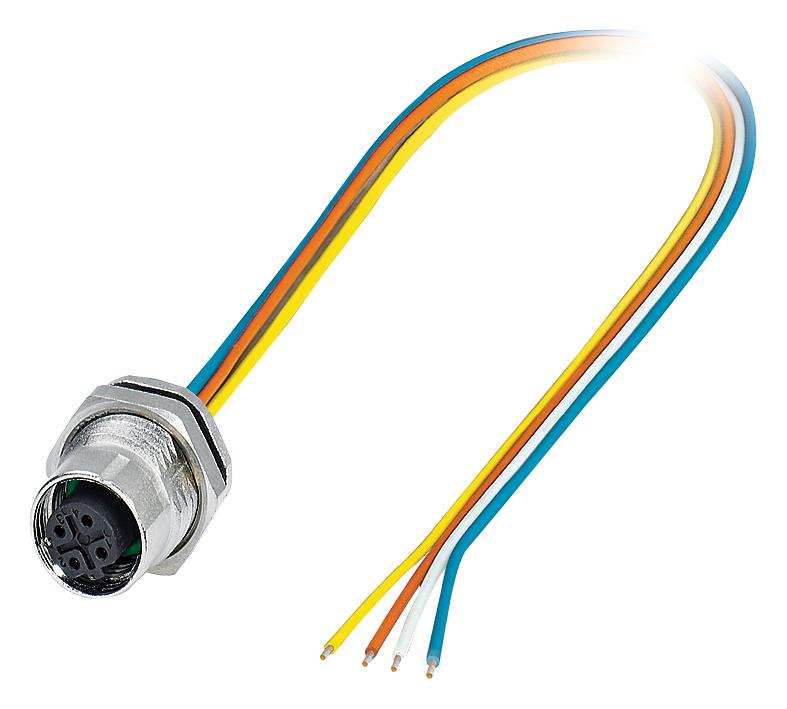 SACC-DSI-M12FSD-4CON-M16/0,5 SENSOR CORD, 4P, M12 RCPT-FREE END, 0.5M PHOENIX CONTACT