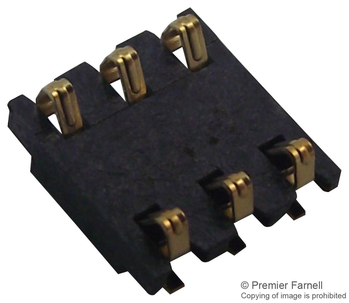 2199170-1 CONNECTOR, HEADER, 6POS, 2ROW, 1.6MM TE CONNECTIVITY