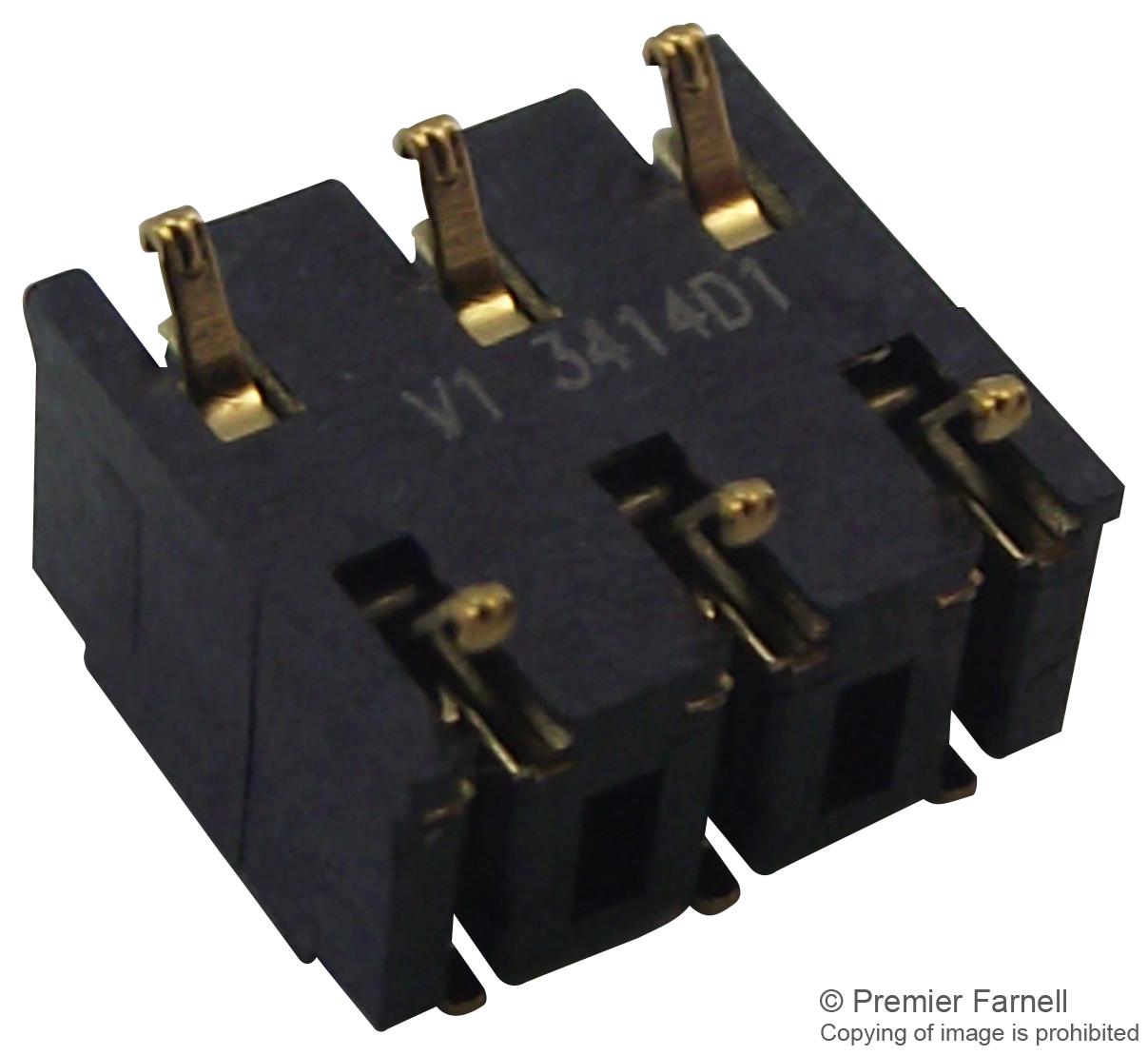 2199064-2 CONNECTOR, HEADER, 6POS, 2ROW, 2MM TE CONNECTIVITY