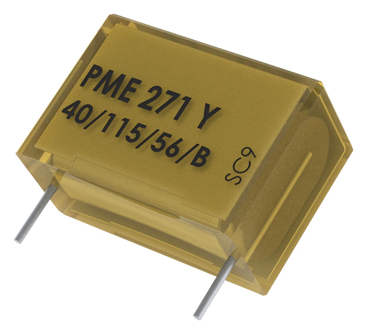 PME271YE6100MR30 CAP, 0.1µF, 20%, PAPER, RADIAL KEMET