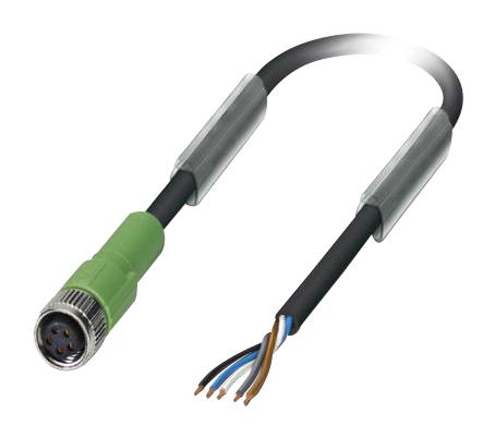 SAC-5P-10,0-115/M 8FSB SENSOR CORD, 5P, M8 RCPT-FREE END, 10M PHOENIX CONTACT