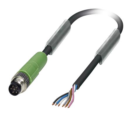 SAC-6P-M 8MS/ 1,5-PUR SENSOR CORD, 6P, M8 PLUG-FREE END, 1.5M PHOENIX CONTACT