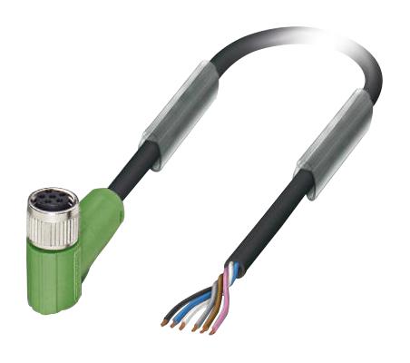 SAC-6P- 1,5-PUR/M 8FR SENSOR CORD, 6P, M8 RCPT-FREE END, 1.5M PHOENIX CONTACT