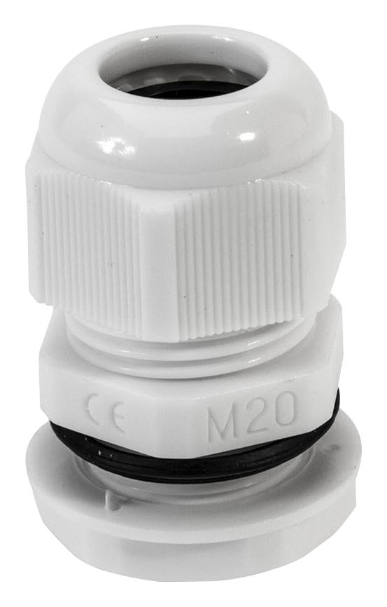 NGM20-GY CABLE GLAND, NYLON 6.6, 10MM-14MM, GRY HELLERMANNTYTON