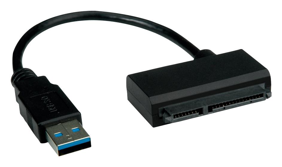 12.02.1043 COMPUTER CABLE, USB 3.0 TYPE A-SATA PLUG ROLINE