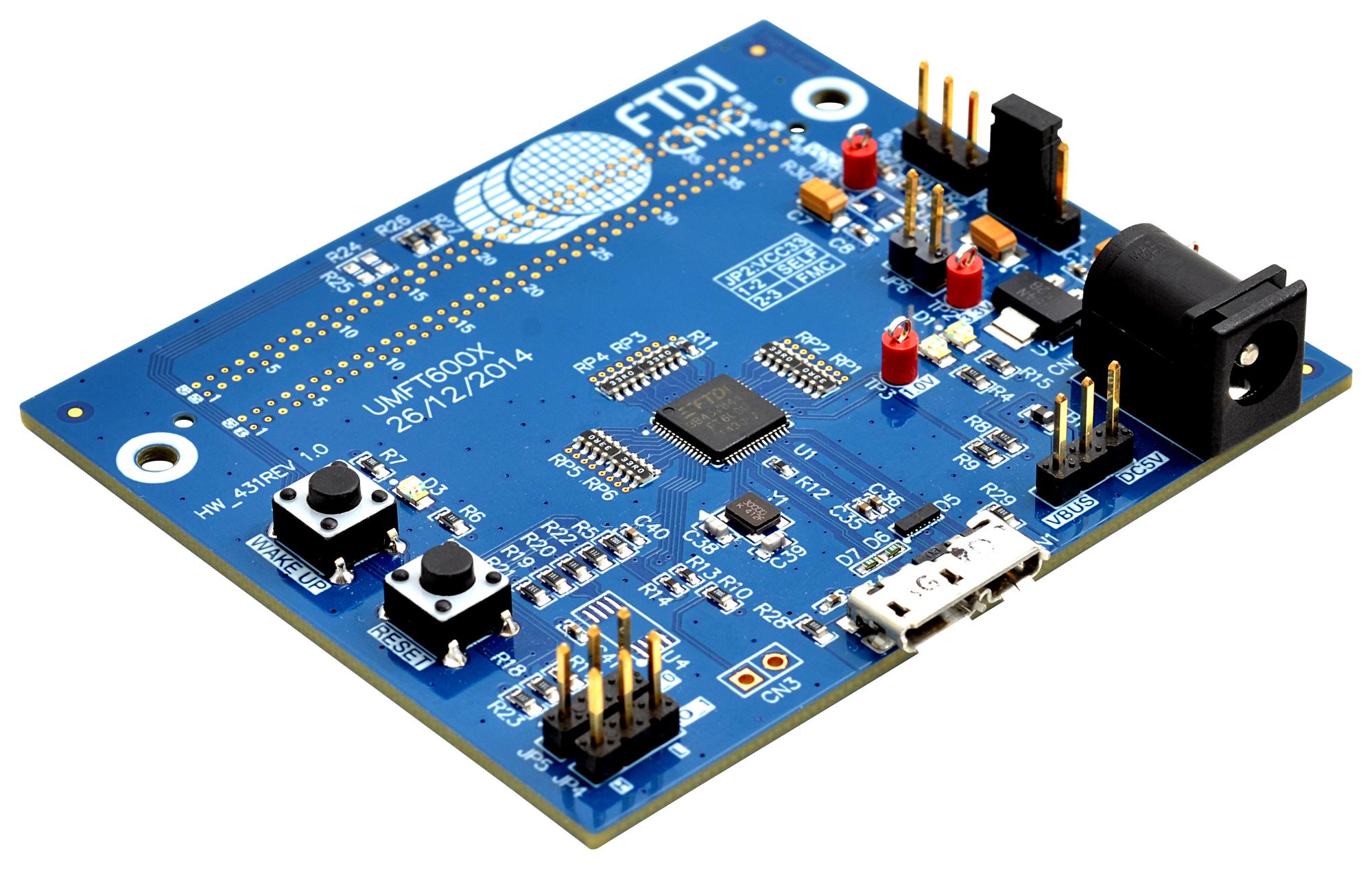 UMFT600X-B EVAL BOARD, 16BIT FIFO TO USB 3.0 BRIDGE FTDI
