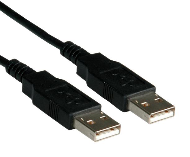 11.02.8908 USB CABLE, 2.0 TYPE A-TYPE A PLUG, 800MM ROLINE