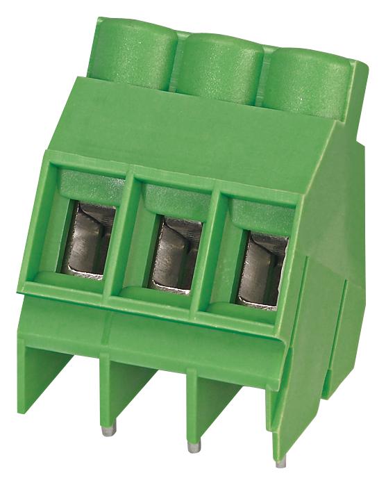 SMKDS 5/ 3-6,35 TERMINAL BLOCK, WIRE TO BRD, 3POS, 10AWG PHOENIX CONTACT