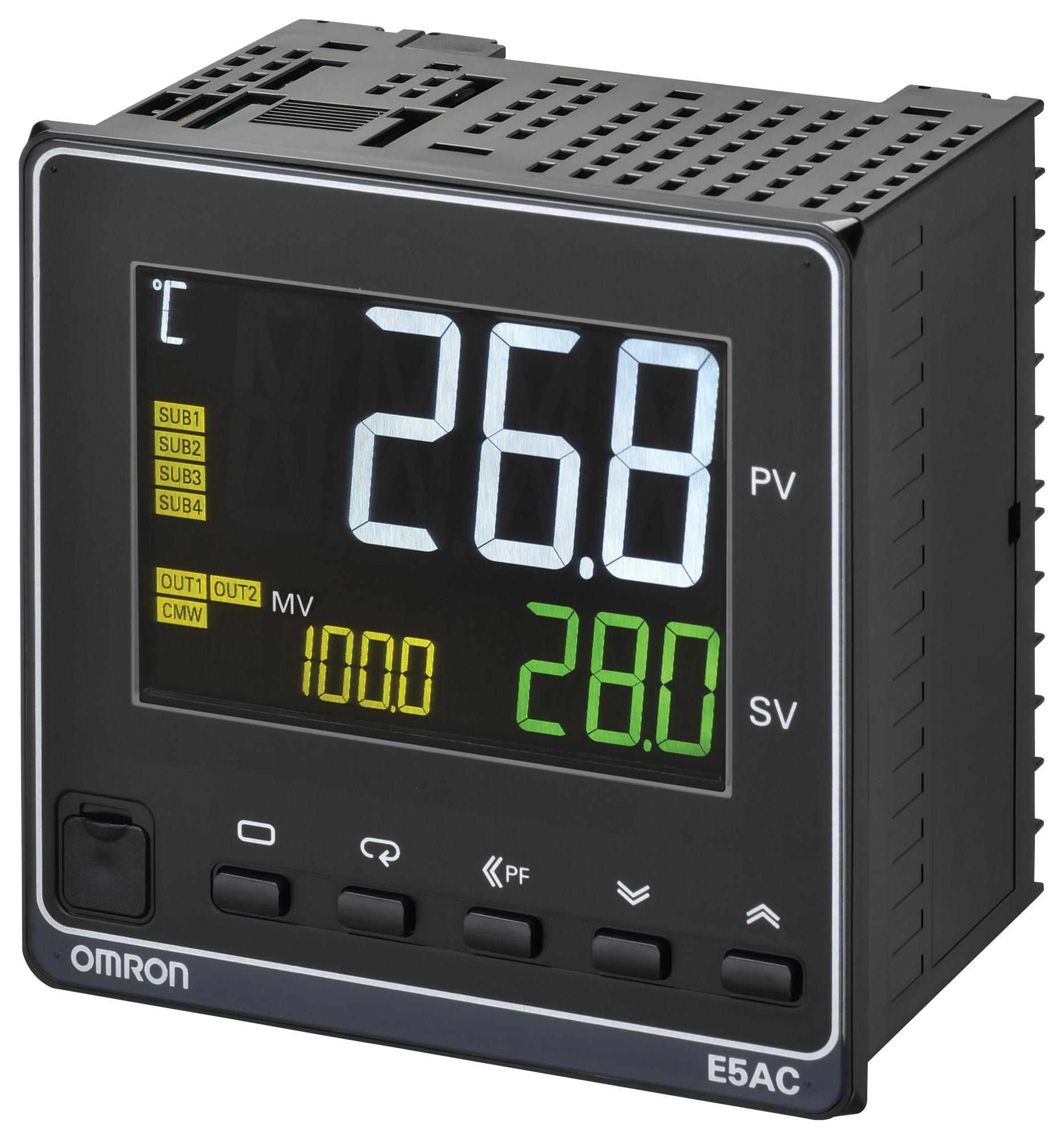 E5AC-QX4D5M-010 TEMP CONTROLLER, DIGITAL, VOLT O/P OMRON