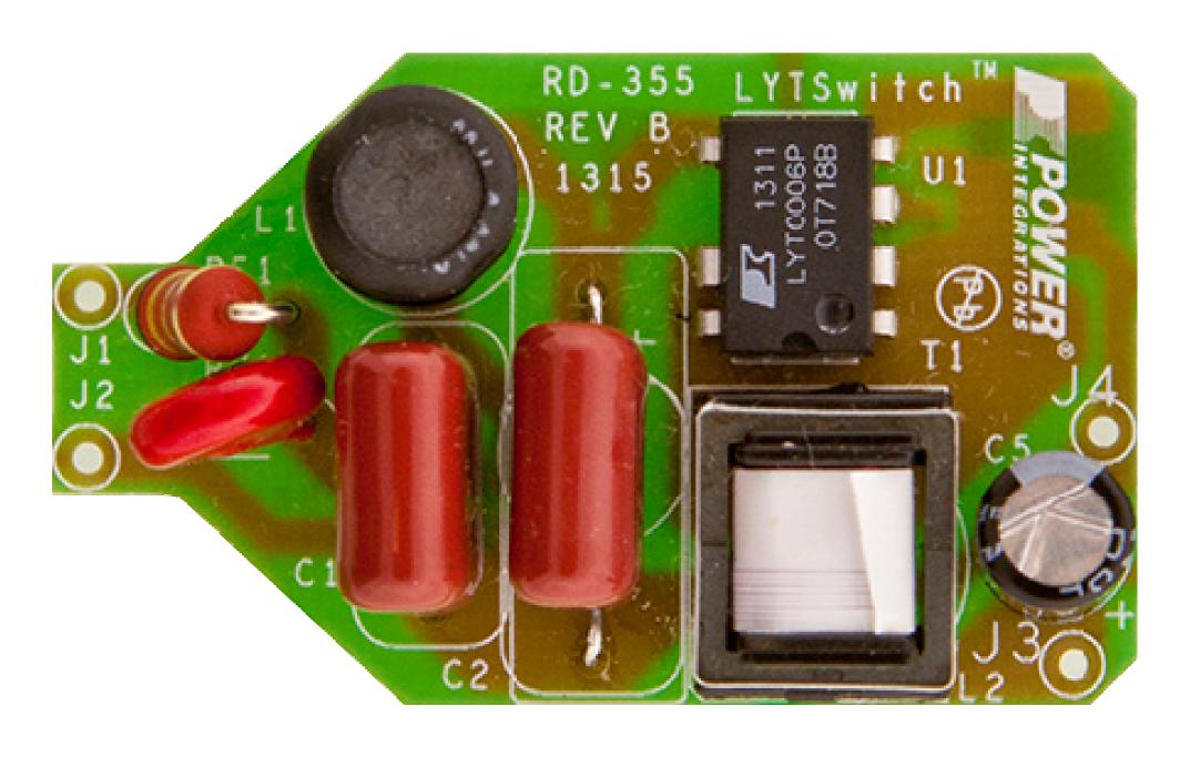 RDK-355 REF DESIGN BOARD, BUCK LED DRIVER POWER INTEGRATIONS