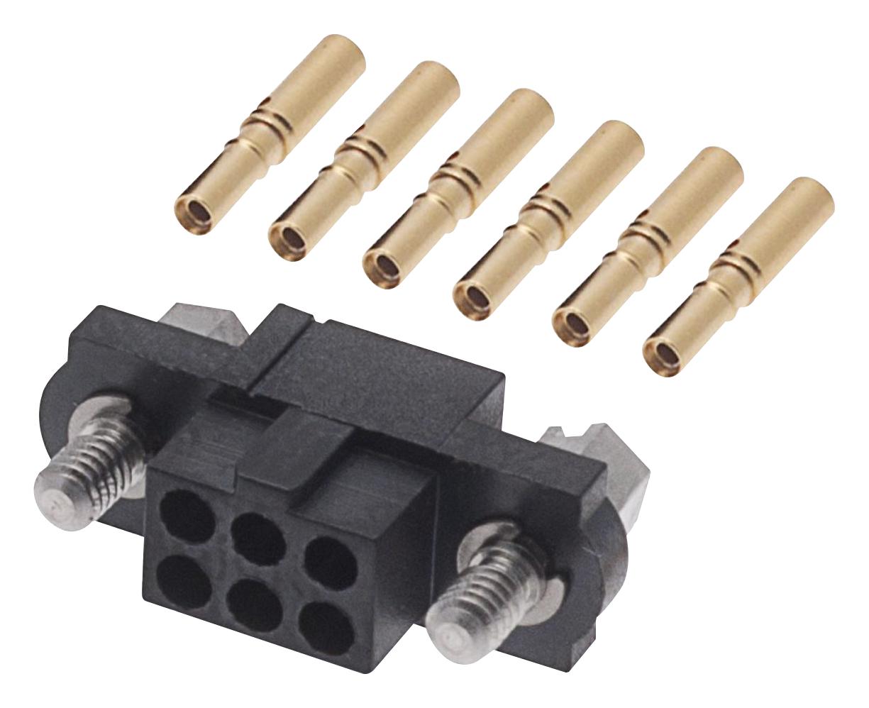 M80-4610605 CONNECTOR, RECEPTACLE, 6POS, 2ROW, 2MM HARWIN
