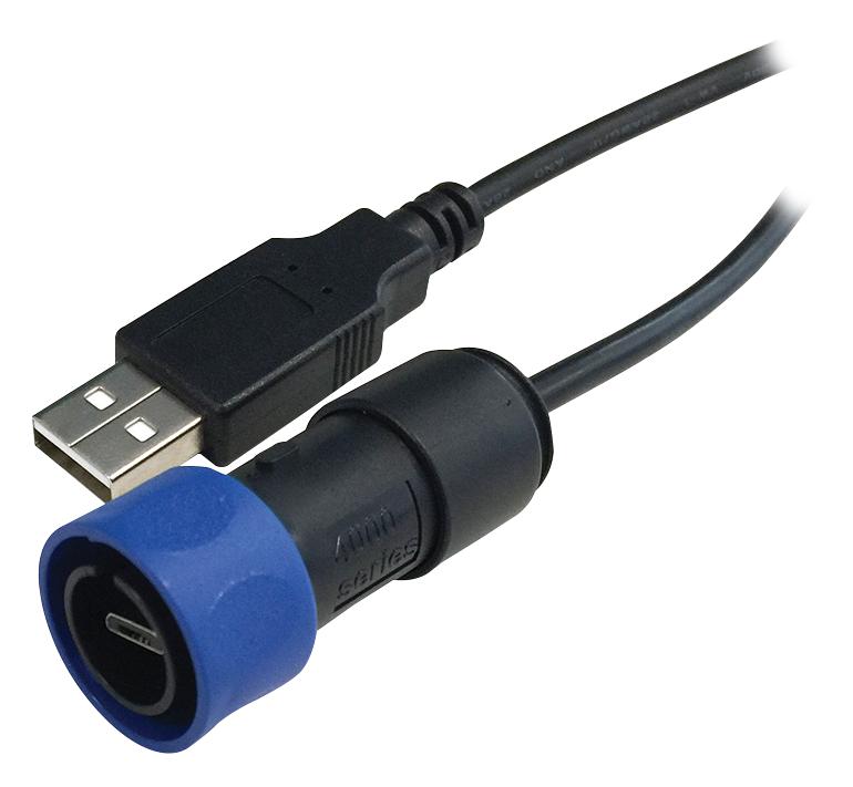PXP4040/B/3M00 USB CABLE, 2.0 MICRO B-TYPE A PLUG, 3M BULGIN LIMITED