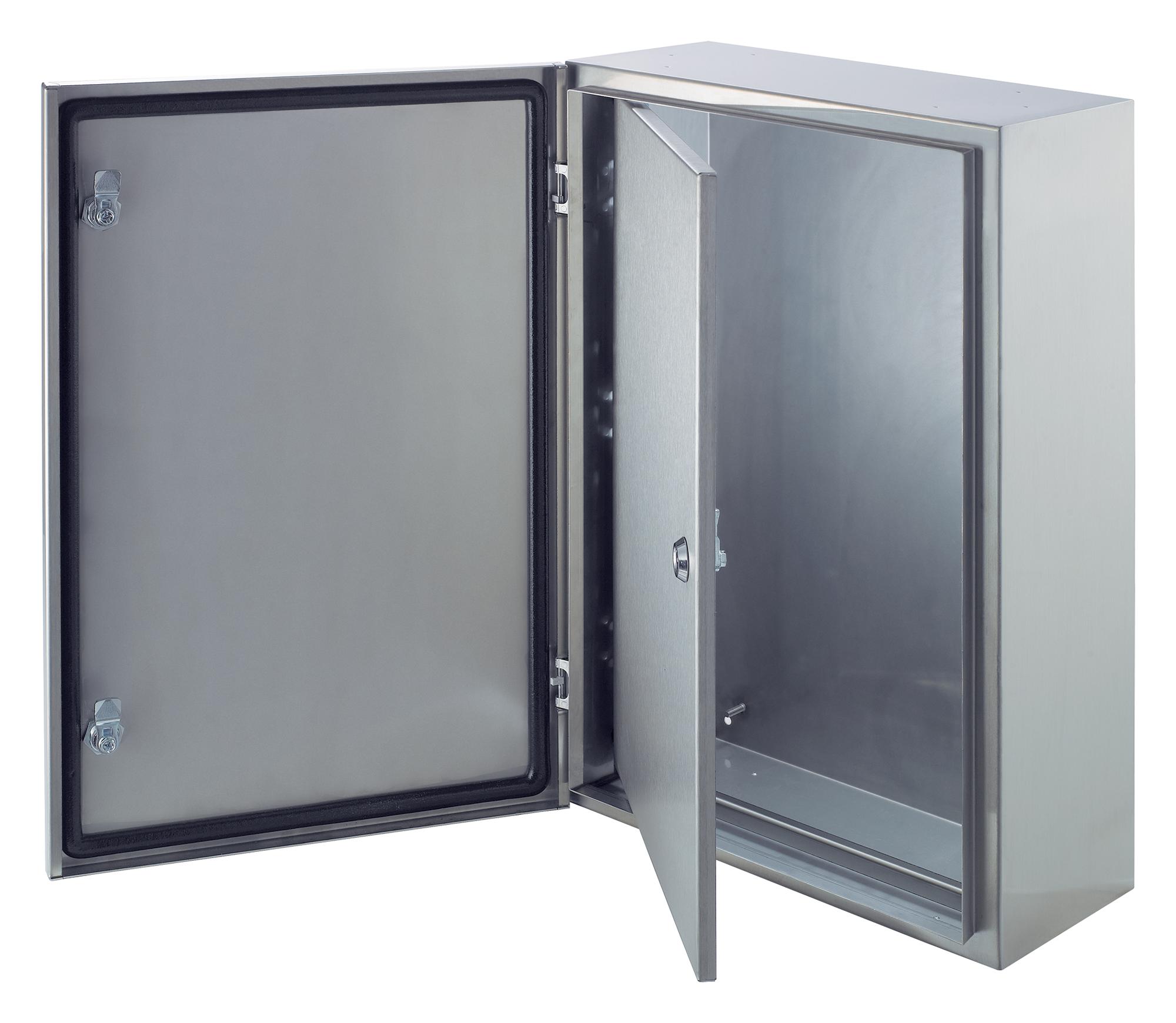 SRN4420X ENCLOSURE, WALL/FLOOR, SS, GREY ABB