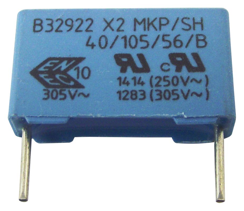 B32922C3334M289 CAP, 0.33µF, 20%, PP EPCOS