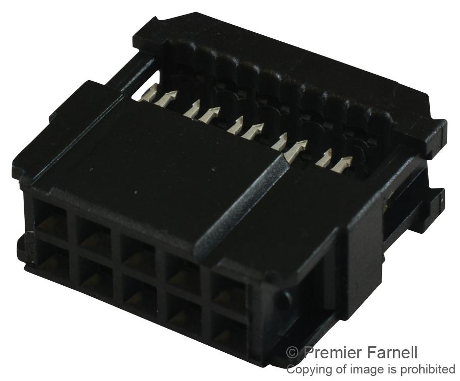 1658620-1 CONNECTOR, RCPT, 10POS, 2ROW, 2.54MM AMP - TE CONNECTIVITY
