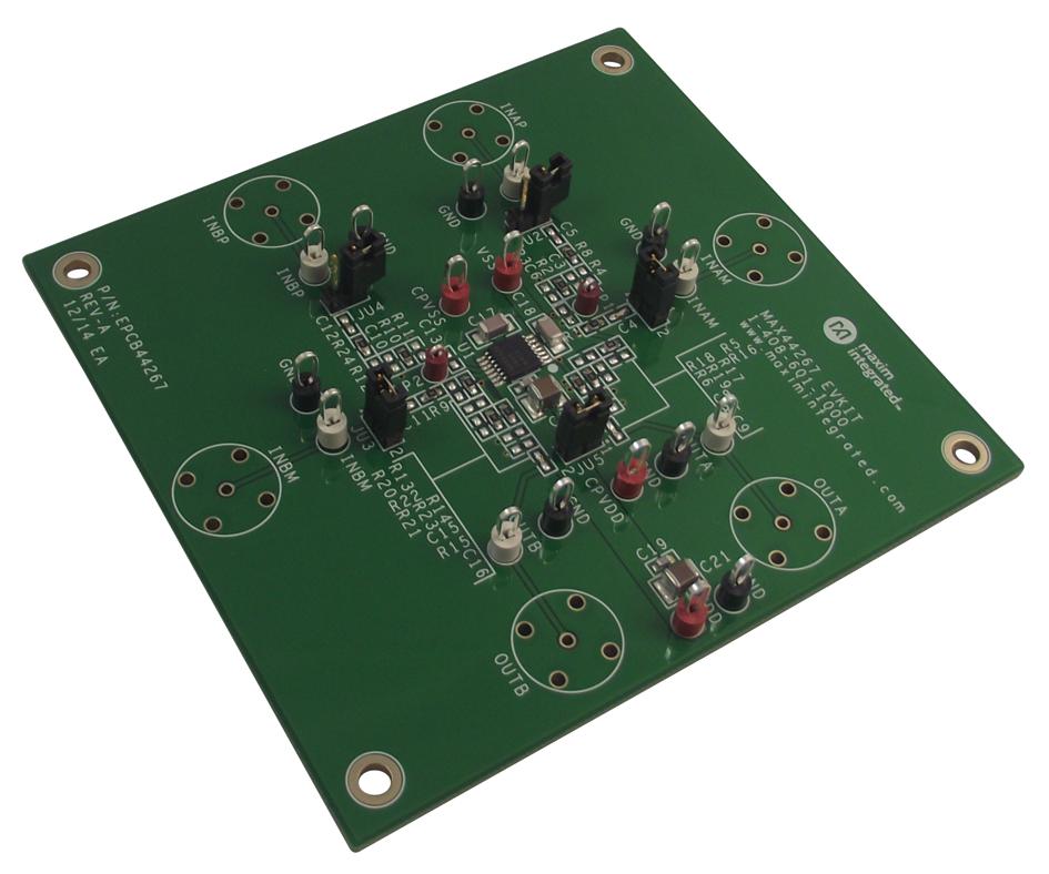 MAX44267EVKIT# EVALUATION BOARD, DUAL NON-INV OP-AMP MAXIM INTEGRATED / ANALOG DEVICES