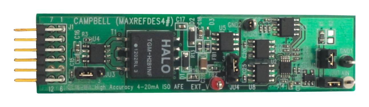 MAXREFDES4# REF DESIGN BRD, 16BIT ANALOGUE FRONT END MAXIM INTEGRATED / ANALOG DEVICES
