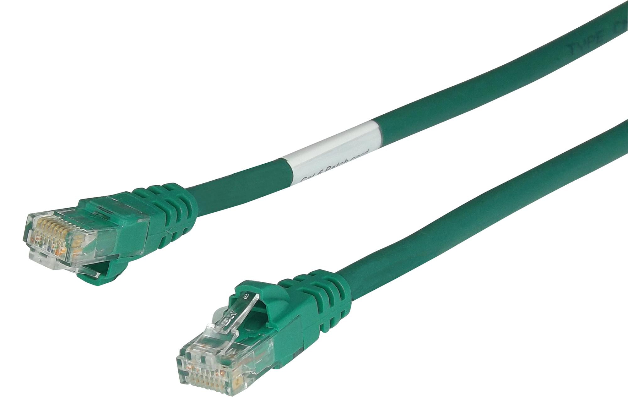 SP10GN PATCH CABLE, RJ45, CAT6, 10M, GREEN TUK