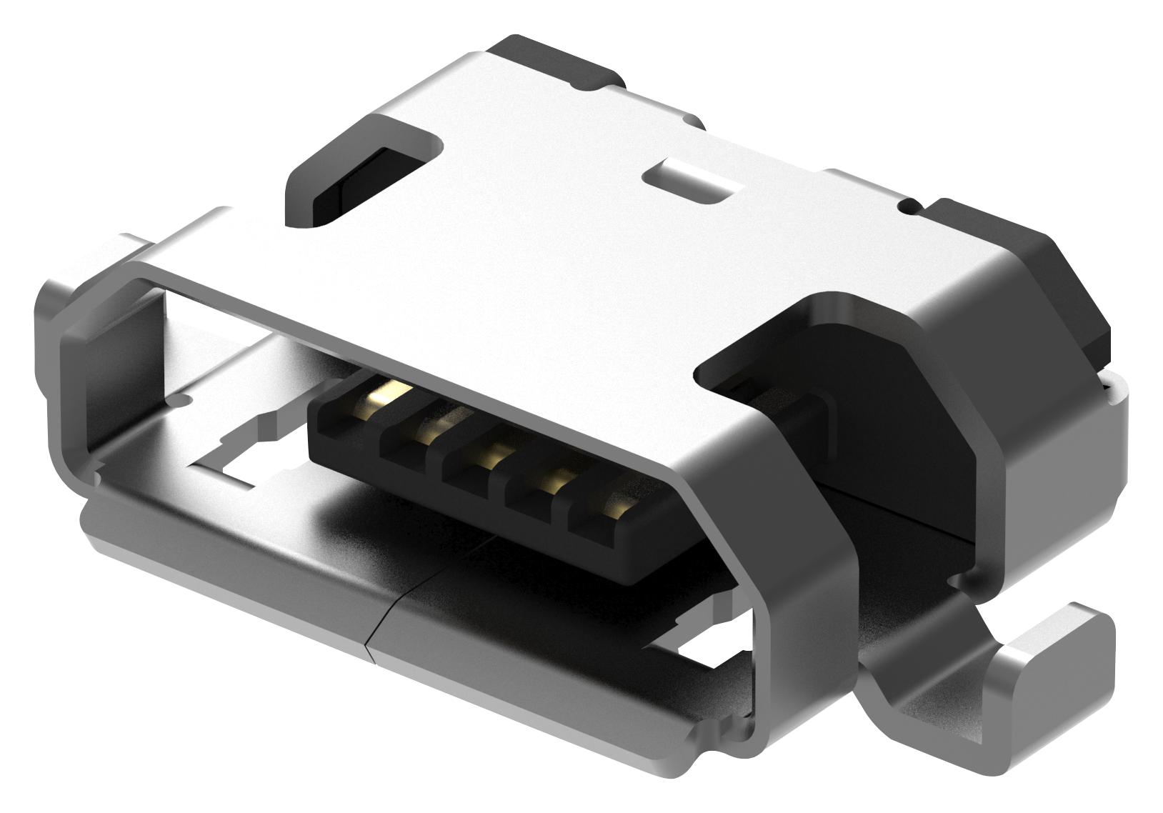 USB3155-30-A MICRO USB, 2.0 TYPE B, RCPT, SMD GCT (GLOBAL CONNECTOR TECHNOLOGY)