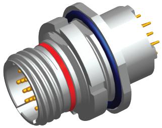 2M801-010-07ZNU6-4PA CIRCULAR CONN, RCPT, 6-4, JAM NUT AMPHENOL AEROSPACE