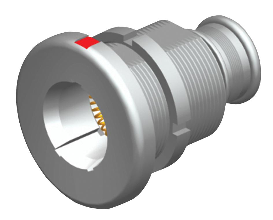 2M804-003-00M8-200S CIRCULAR CONN, RCPT, 8-200, JAM NUT AMPHENOL AEROSPACE