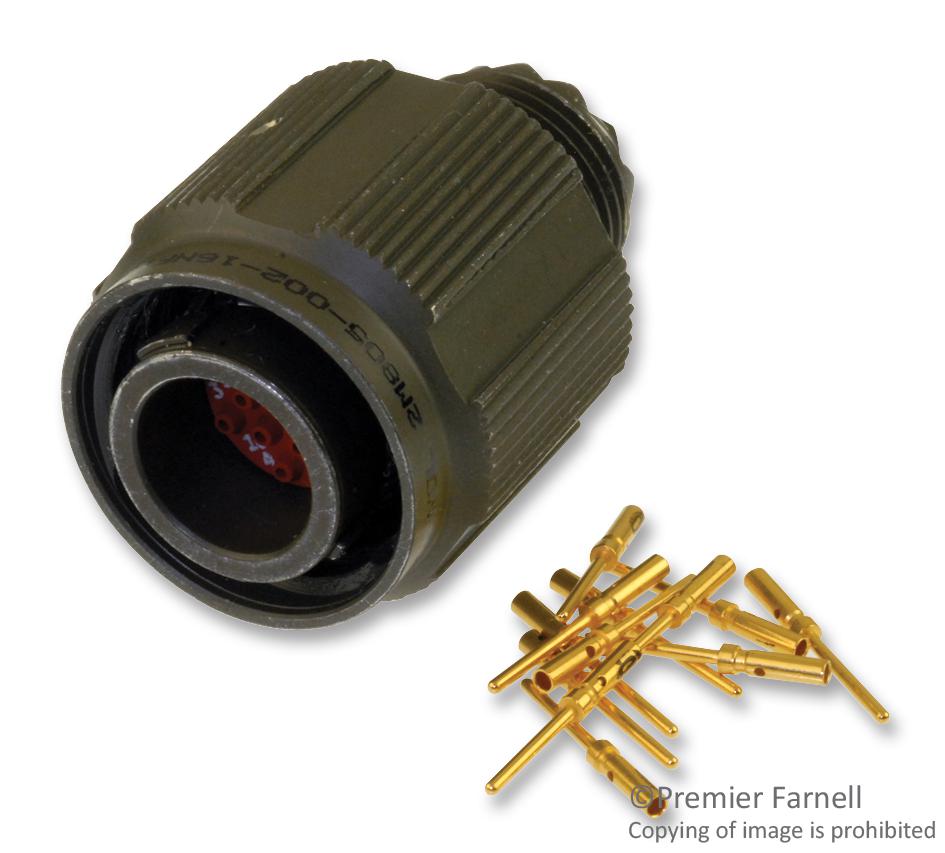 2M805-002-16NF18-12SA CIRCULAR CONN, PLUG, 18-12, CABLE AMPHENOL AEROSPACE