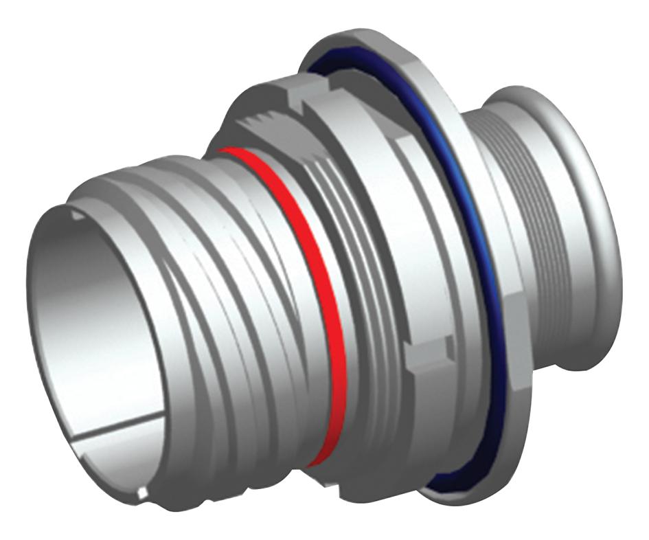 2M805-003-07M8-4SB CIRCULAR CONN, RCPT, 8-4, JAM NUT AMPHENOL AEROSPACE