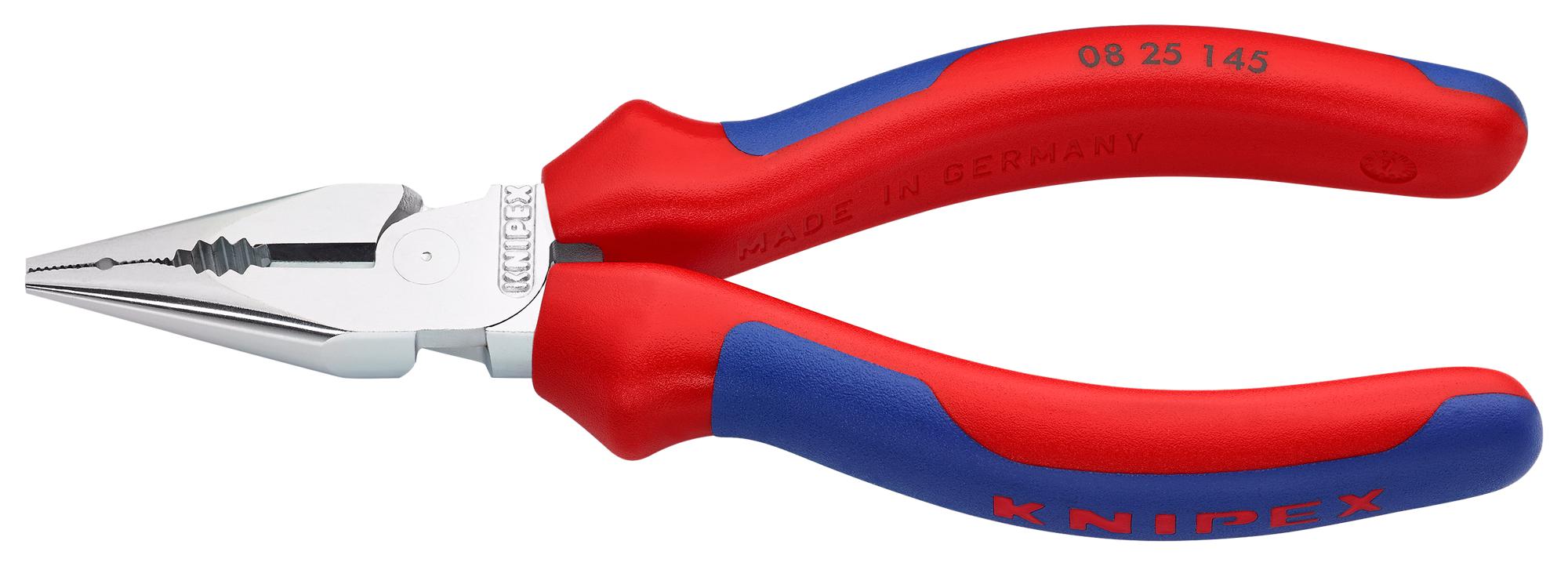 08 25 145 COMBINATION PLIER, NEEDLE NOSE, 145MM KNIPEX