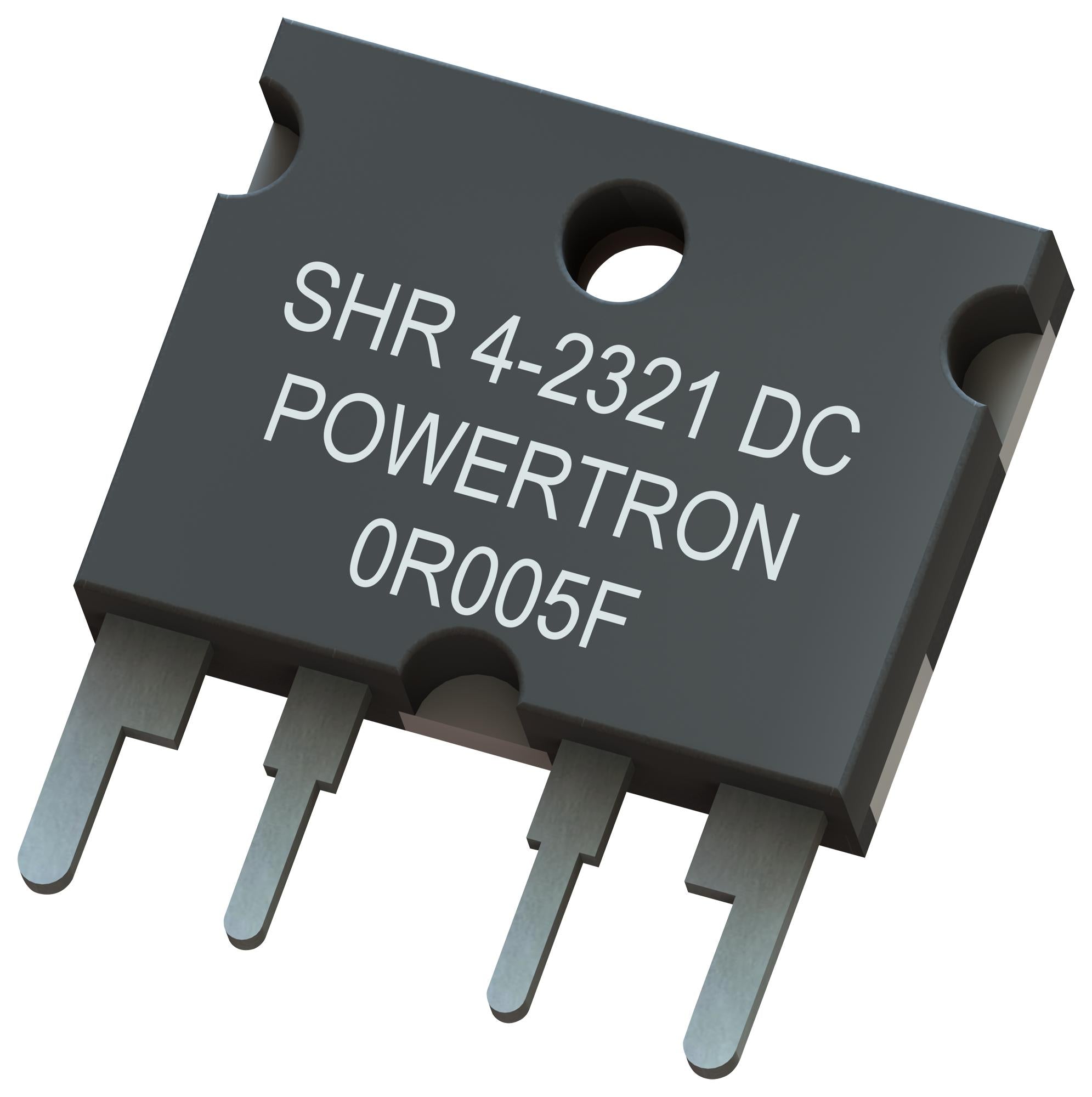 SHR 4-2321 0R100 S 1% M RES, 0R1, 1%, 40W, SIP, METAL FOIL POWERTRON