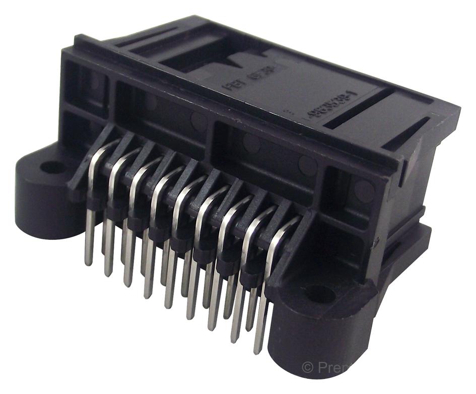 1-963539-1 RECTANGULAR CONN, HDR, R/A, 18POS, 2ROW AMP - TE CONNECTIVITY