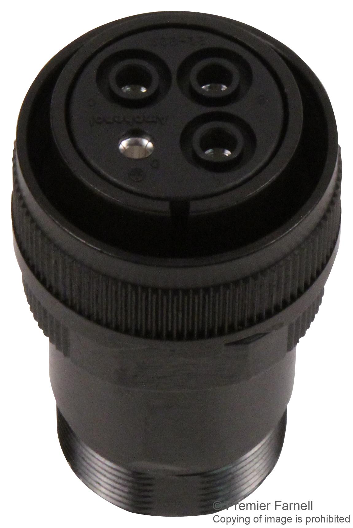 DL3106A22-22S CIRCULAR CONNECTOR, PLUG, 22-22, CABLE AMPHENOL INDUSTRIAL