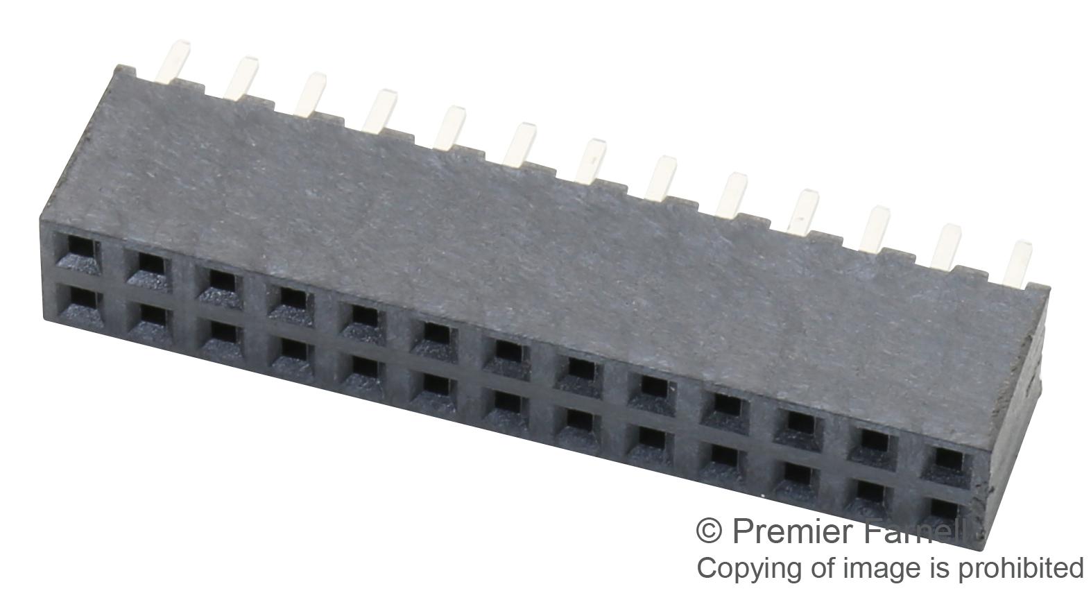 SQW-113-01-L-D CONNECTOR, RCPT, 26POS, 2ROW, 2MM SAMTEC