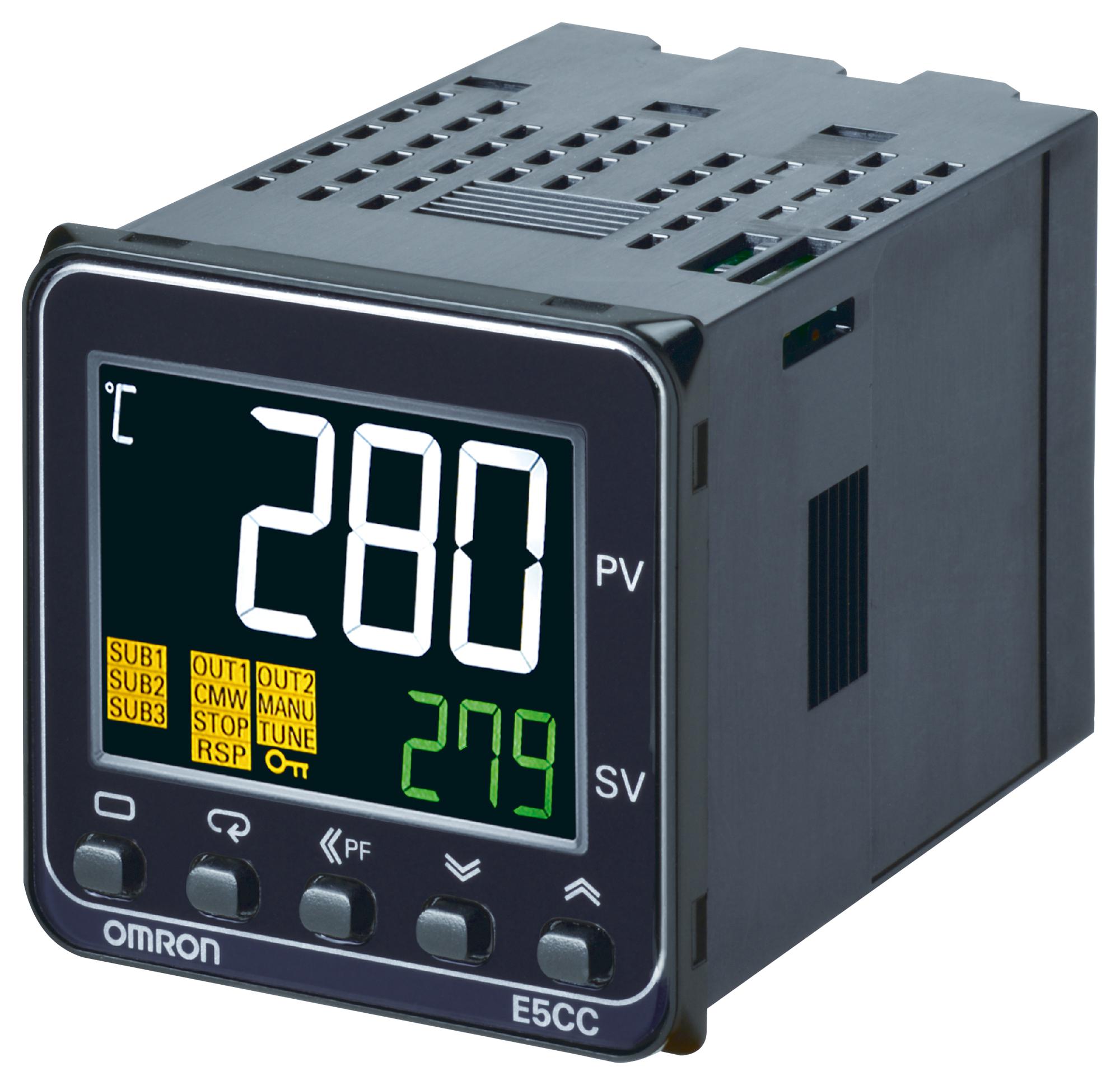 E5CC-QX2DBM-001 TEMP CONTROLLER, DIGITAL, VOLT O/P OMRON