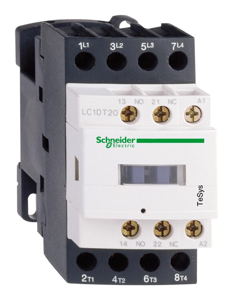 LC1D188BD CONTACTOR, DPST-NO/NC, 24VDC, DIN RAIL SCHNEIDER ELECTRIC