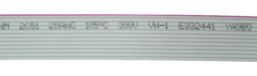 R2651DTSY10SC85 RIBBON CABLE, 10 CORE, 28AWG, 30.5M PRO POWER