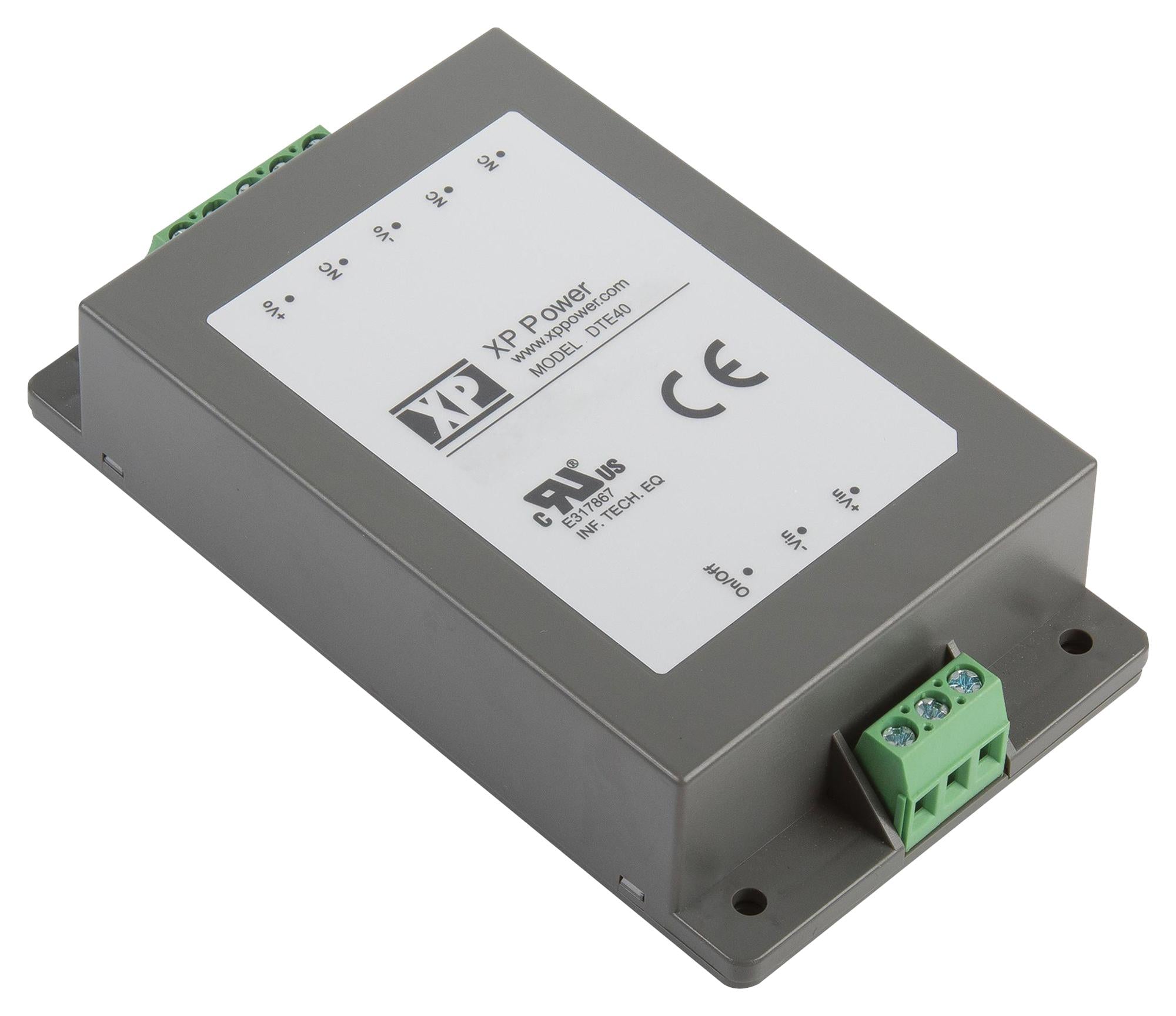 DTE4048S24 DC-DC CONVERTER, 24V, 1.67A XP POWER