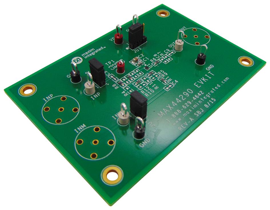 MAX44290EVKIT# EVAL BOARD, OPERATIONAL AMPLIFIER MAXIM INTEGRATED / ANALOG DEVICES