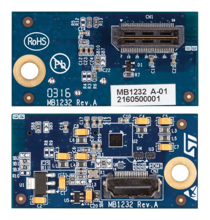 B-LCDAD-HDMI1 ADAPTER BOARD, DSI TO HDMI STMICROELECTRONICS