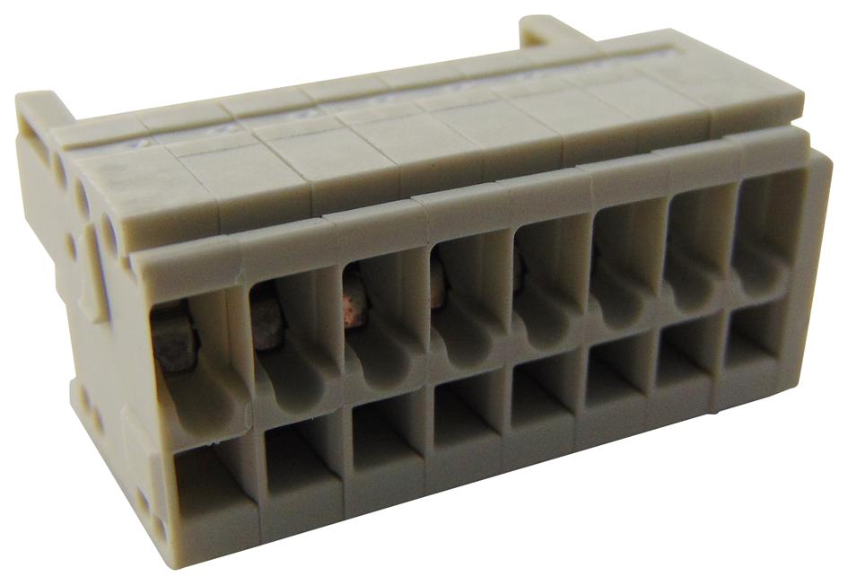 734-108 TERMINAL BLOCK, PLUGGABLE, 8POS, 14AWG WAGO