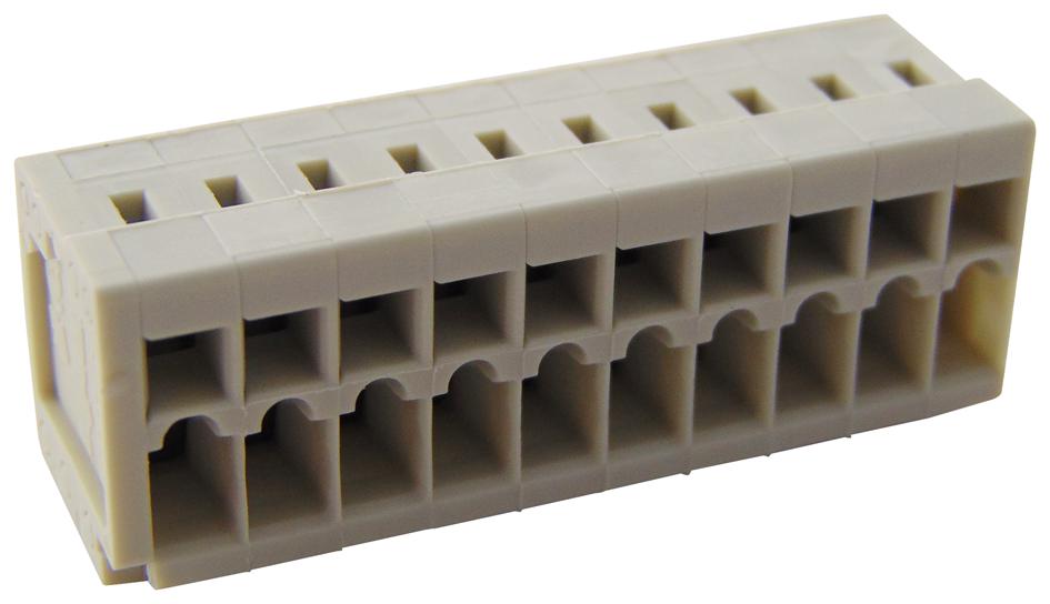 734-110 TERMINAL BLOCK, PLUGGABLE, 10POS, 14AWG WAGO