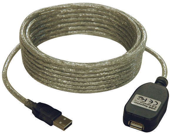 TL-U026-016 USB CABLE, 2.0 A PLUG-A RCPT, 5M L-COM