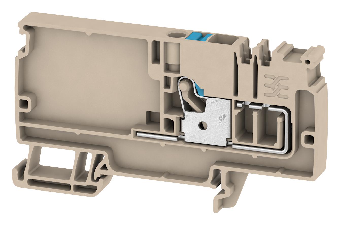 1988130000 TERMINAL BLOCK, DIN RAIL, 1POS, 8AWG WEIDMULLER