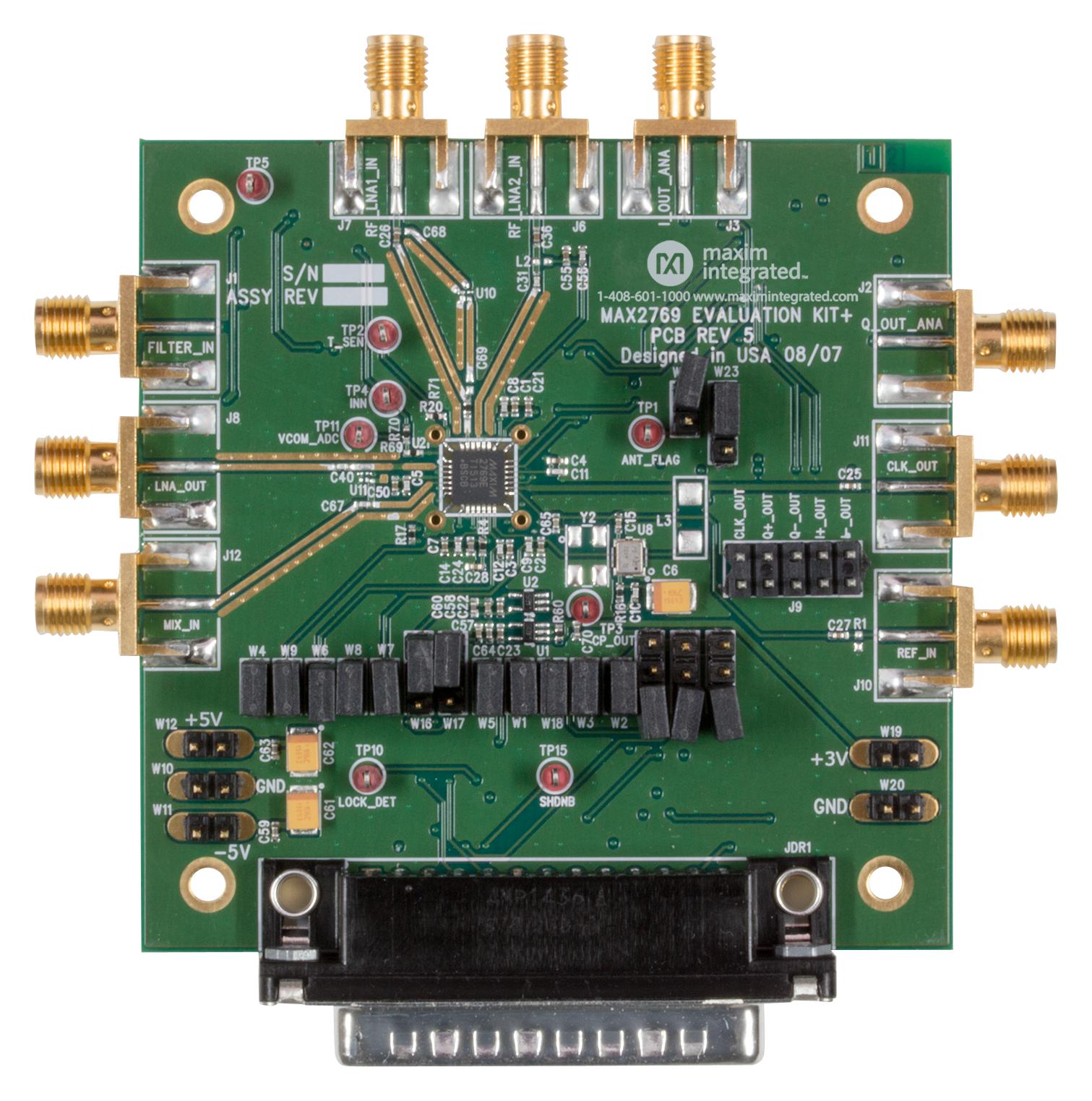 MAX2769CEVKIT# EVAL BOARD, UNIVERSAL GPS RECEIVER MAXIM INTEGRATED / ANALOG DEVICES