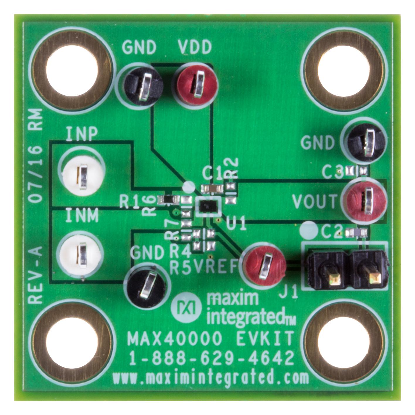 MAX40000EVKIT# EVAL BOARD, COMPARATOR MAXIM INTEGRATED / ANALOG DEVICES