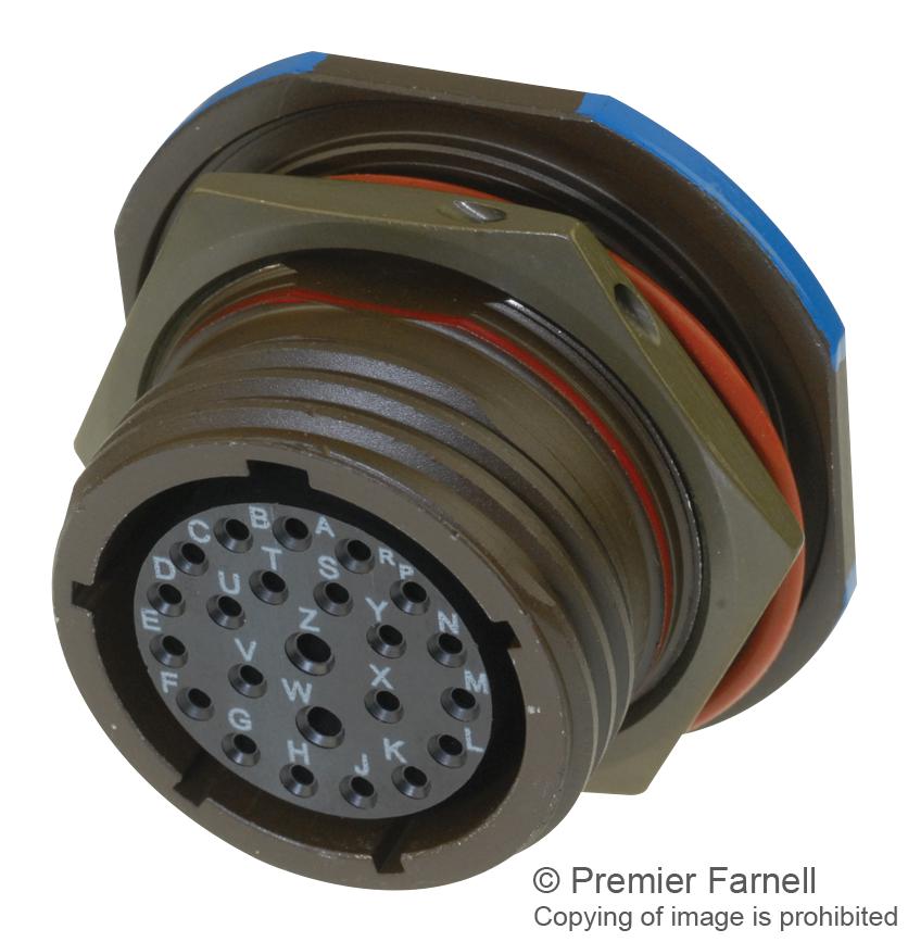 D38999/24WG35PB CIRCULAR CONNECTOR, RCPT, 21-35, JAM NUT SOURIAU-SUNBANK / EATON