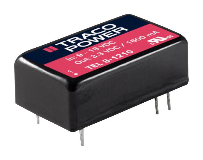 TEL 8-1215 DC-DC CONVERTER, 24V, 0.335A TRACO POWER